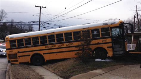 Montgomery County school bus crash sends 2 to hospital
